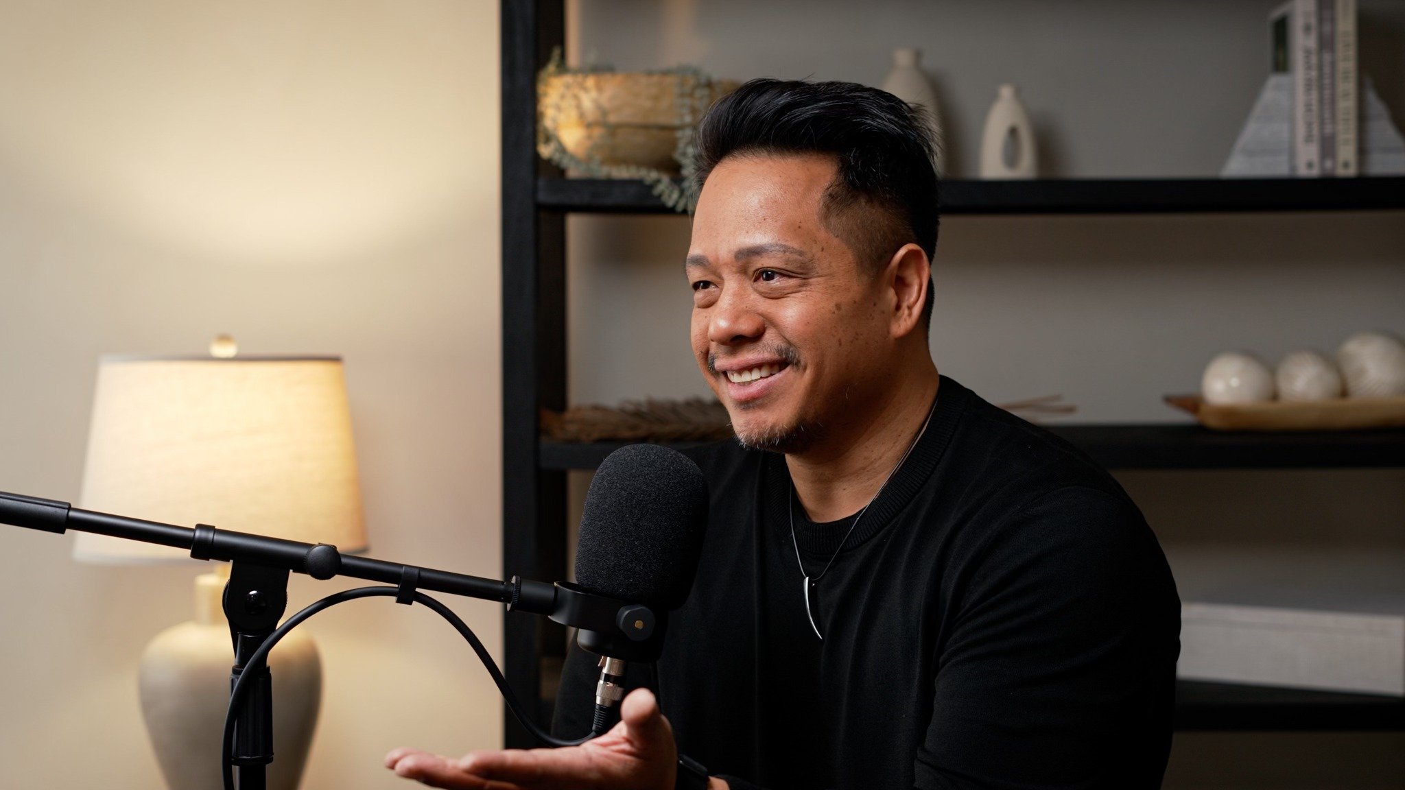 Re Perez sits for a podcast about personal branding, Scottsdale AZ